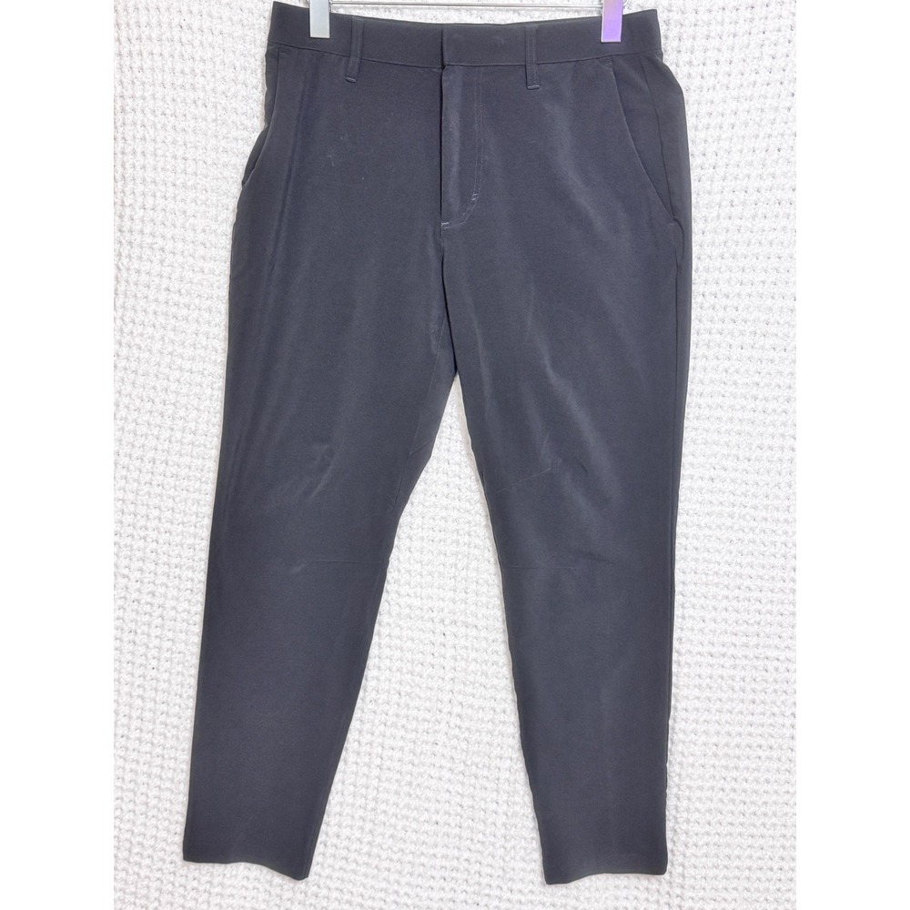 Fabletics Black Slim Fit Cropped Dress Pants Casual Career Trousers